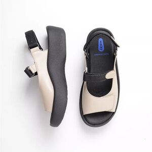 Wolky Jewel Leather Sandals Size EU 39